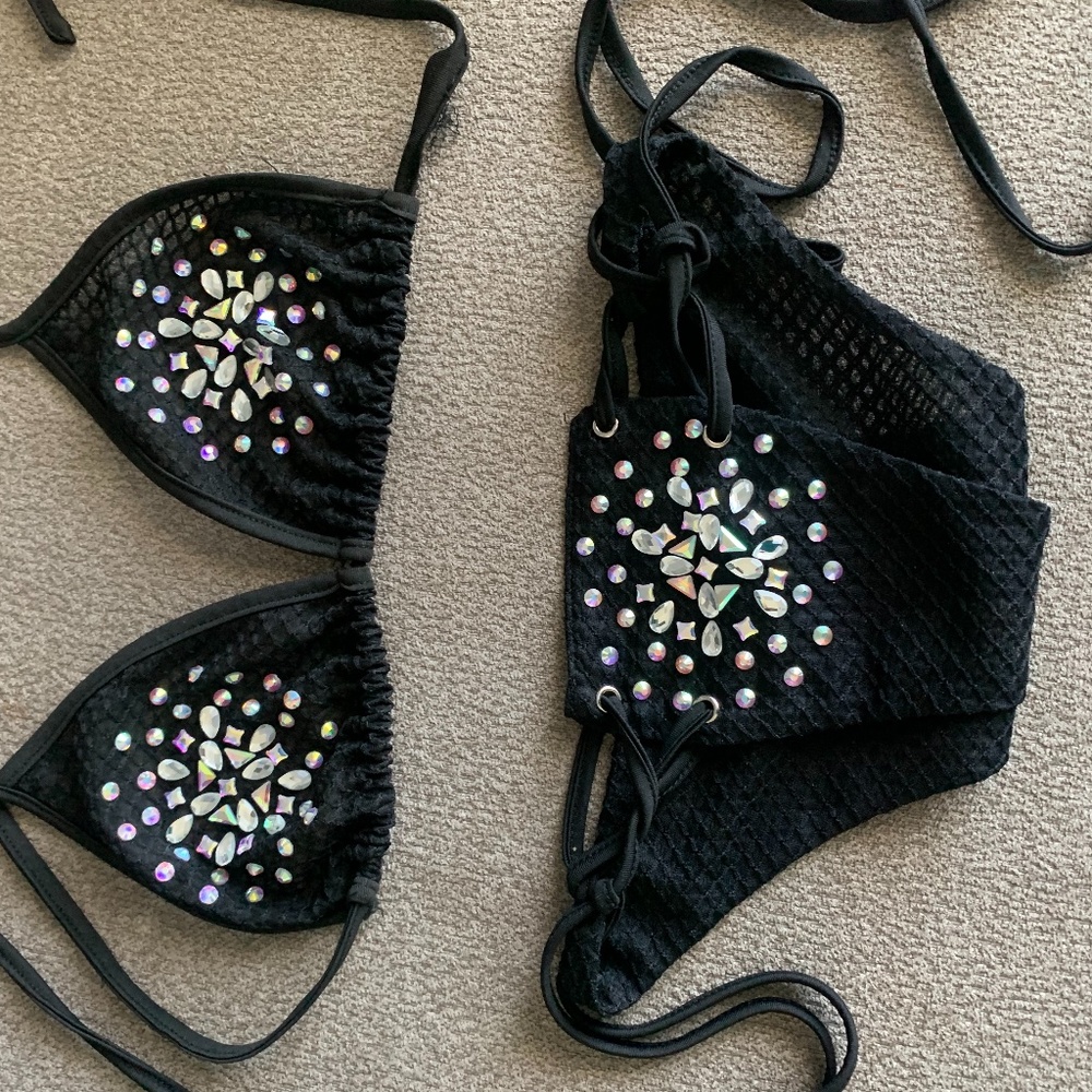 Black swimsuit